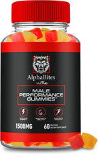 Alpha Bites Gummies, AlphaBites Advanced Formula Max Performance Gummies, All Natural Supplement Extra Strength, Alpha Bites Muscle Growth and Overall Health Support, Alpha Bites Reviews (60 Gummies)