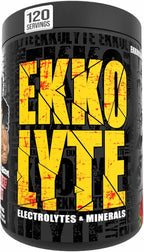 Ekkovision Ekkolyte Electrolytes & Minerals Powder, 50 MG Vitamin C & 155 MG Magnesium for Hydration Support, Electrolytes for Women & Men, Strawberry Banana Flavored Electrolyte Mix, 120 Servings