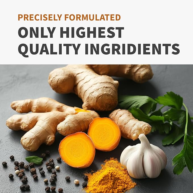 Extra Strength Turmeric Capsules - High-Absorption 2360 mg Curcumin Supplements, Non-GMO Blend for Digestive Comfort & Daily Support - Organic Turmeric Supplement with Black Pepper (240ct, Pack of 2)