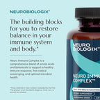 Neurobiologix Neuro-Immune Infection Control, Monolaurin & L Lysine with Elderberry, Olive Leaf, Cinnamon Bark & Grape Seed, Daily Immune Support for Men, Women & Kids, Gluten Free, 120 Capsules