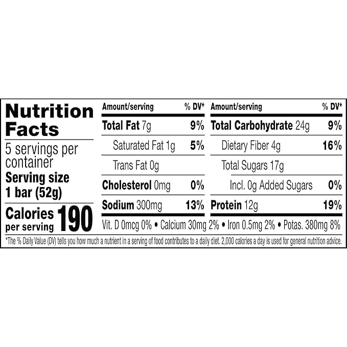 RXBAR Protein Bars, 12g Protein, Gluten Free Snacks, Peanut Butter (6 Boxes, 30 Bars)