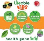 Lifeable Kids Immune Support Gummies | Elderberry Vitamin C and Zinc | Great Tasting Immune Support Supplement Elderberry Gummies for Kids | Kids Elderberry Gummies for Boys, Girls | 90 Gummies