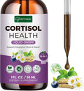 2 Pack Cortisol Supplements for Women & Men, 10 in 1 Cortisol Detox Manager Reducer with Magnesium, Ashwagandha, L-theanine, Hormone Balance Cortisol Drops, Calm, Mood Support