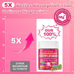 Magnesium Glycinate Gummies 700MG - 21-in-1 Advanced Magnesium Supplement with Ashwagandha, L-Theanine, Zinc, Vitamin - Sugar Free Magnesium Gummies for zzZ, Focus & Relaxation, for Women, Men & Kids