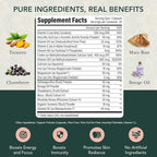 Elements of Life Multivitamin for Women – Daily Women’s Vitamins with MethyFolate, Organic Ingredients & Natural Supplements for Energy, Vitality & Health – Multivitamin for Women Hair & Skin Support