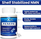 Genex Formulas NMN 250mg - Stabilized Form (60 Capsules), 99% Pure Supplement Capsules for Increased NAD Levels, DNA Repair, & Healthy Aging, GMP Certified