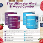 DR. MORITZ Ashwagandha + Lions Mane Mushroom Gummies Bundle – 120 Count Each – Sugar-Free, Non-GMO – with L-Theanine – Ashwagandha for Men & Women – Supports Calm, Focus, Relaxation & Immune Health
