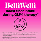 Belli Welli Unflavored Daily Fiber Supplement Powder with Collagen, Probiotics & Electrolytes | Supports Digestive Health, Gut Balance & Debloating, Sugar Free | 30 Servings