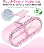 Pillex Pill Organizer 2 Times a Day, AM PM Pill Organizer 7 Day, Weekly Pill Box 2 Twice a Day, Travel Pill Case 7 Days, Medicine Organizer for Medication, Vitamins, Fish Oils, Supplements
