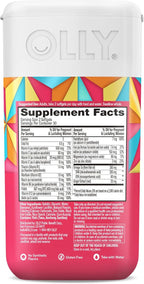OLLY Ultra Strength Prenatal Multivitamin Softgels, Supports Healthy Growth, Brain Development, Iron, Folic Acid, DHA, Vitamins C, E, 30 Day Supply-60 Count