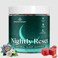 Deep Sleep Gummies - Fall Asleep Fast & Wake Refreshed, Nightly Reset Gummies No Melatonin for Adults (60PCS)