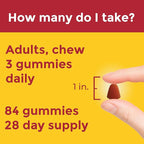 Nature Made Advanced Multivitamin Gummies 50 + for Him, Mens Multivitamins Gummies with Magnesium Citrate, Vitamin D3, Zinc, All 8 B Vitamins, 84 Multi Vitamins, 28 Day Supply