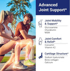 120 Capsules Glucosamine Chondroitin with Methylsulfonylmethane (MSM), Joint Support Supplement for Women & Men, Non-GMO