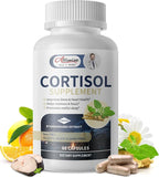 Cortisol Supplements for Women & Men,High Cortisol Reducer, Manager, Detox, Lower and Control,with Magnesium, Ashwagandha,Rhodiola, L-Theanine for Mood,Focus,Sleep