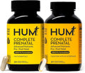 HUM Complete Prenatal Multivitamin for Women with Folate, DHA, and Choline, 23 Nutrients for Daily Support, Gluten Free, Non GMO Supplement for Pre, During, and Post Pregnancy, 30 Vegan Capsules