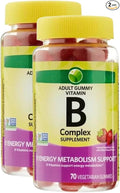KP+ Vitamin B Complex | 70 Vegetarian Gummies | Supports Energy Metabolism & Nervous System Health | Strawberry Flavor | Pack of 2