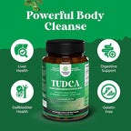 Advanced Bile Salt TUDCA Supplement-Extra Strength TUDCA 500mg per Serving Bile Salts for Gallbladder Kidney and Liver Support-High Purity Tauro Ursodeoxycholic Acid Liver and Gallbladder Cleanse 60ct