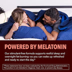 Night Time Fat Burner Metabolism Booster | Appetite Suppressant & Supplement to Support Weight Loss | 120 Weight Loss Supplement Pills for Men