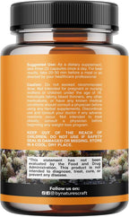 Natures Craft Irish Sea Moss Capsules - Sea Moss Pills with 2100mg Serving Superfood Complex with Bladderwrack Burdock Root and BioPerine for Immune Skin & Thyroid Support - Vegan Non-GMO - 180 Count