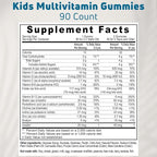 Gelatin Free, Vegetarian Kids Multivitamin Gummies 45-90 Day Supply. 14 Essential Vitamins & Minerals. Kids Gummy Vitamins for Overall Wellness. Non-GMO, Gluten Free Children Vitamin