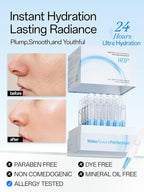 WNP Hyaluronic Acid Serum 3% for Face with 4D Multi-Layer Hydration | Ultra Hydrating Anti-Aging Serum | Moisturizer for Dry & Sensitive Skin | Pre-Makeup Skincare | Single-Use Vials 30PCS