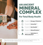 Flora Fulvic | Fulvic Acid + Humic Acid Complex – 550 mg |Mined in Utah, Prehistoric Deep Earth Extract | Immunity, Gut, Digestion – Natural Trace Mineral Complex, Fulvic Acid Supplement – 60 Capsules