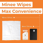 Impossibly Compact Travel Wipes - 99.5% Water - Safe for Sensitive Skin & Hypoallergenic, Resealable, Thick & Durable - For Adults, Kids & Baby Care - Unscented, 30 Pack Total 180 Wipes