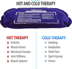 Reusable Hot and Cold Ice Packs for Injuries (3-Piece Set), Joint Pain, Muscle Soreness and Body Inflammation - Reusable Gel Wraps - Adjustable & Flexible for Knees, Back, Shoulders, Arms and Legs