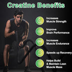 Creatine Monohydrate Gummies 5600mg for Men & Women, 120 CT Chewable Creatine Gummies for Muscle Support, Energy Boost, 5.6g of Creatine Monohydrate per Serving - Sugar Free, Vegan (Lemon Flavor)