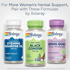 SOLARAY True Herbs Black Cohosh - Herbal Supplements for Women's Wellness - Supplying 540mg of Black Cohosh Root per Serving - Non GMO, Vegan, Gluten Free, 60-Day Guarantee - 100 Servings, 100 VegCaps