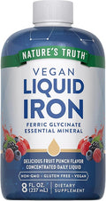 Nature's Truth Liquid Iron Drops Supplement 18mg | Essential Mineral | Vegan, Non-GMO, Gluten Free