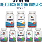 KAL Magnesium Citrate Gummies - Relaxation, Bone, Muscle and Cellular Energy Support - 330mg Magnesium Supplement - Orange Vanilla Flavor - Non-GMO, Vegetarian - 60 Magnesium Gummies