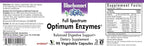 Bluebonnet Full Spectrum Optimum Enzymes Vegetarian Capsules, 90 Count