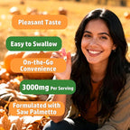 MEENCCD 2 Pack Pumpkin Seed Oil Gummies with Saw Palmetto, Pumpkin Seed Oil for Hair and Skin Health, Pumpkin Seed Extract for Women Men, Sugar-Free, Raspberry Flavor, 120 Count