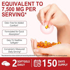 Garlic Softgels 300 Count 2Pack – Odor-Controlled Garlic Supplement – Traditional Herbal Support – Easy to Swallow Softgel Capsules – Non-GMO, Gluten Free
