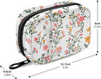 Floral Weekly Medicine Pill Organizer Travel Pill Case Box Holder Container Small for Vitamin Supplement
