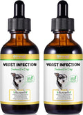 Yeast Infection Treatment for Dogs, Naturally Supports Dog Healthy Itch Relief, Ear Infection Treatment, Dogs Allergy Relief, Inflammation Relief & More,120ml (2pcs)