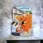 WitnyStore Tiny Morning Alms Giving Offer Sticky Rice and Food to Buddhist Monks in Luang Prabang, Laos Southeast Asia Tourist Attractions Resin Refrigerator Magnet Traveler Souvenir 3D Fridge Magnets