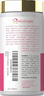 Carlyle Women's 25 Billion CFU Probiotic | Supported by 27 Strains | 30 Delayed Release Capsules | Vegan, Non-GMO and Gluten Free | for Her