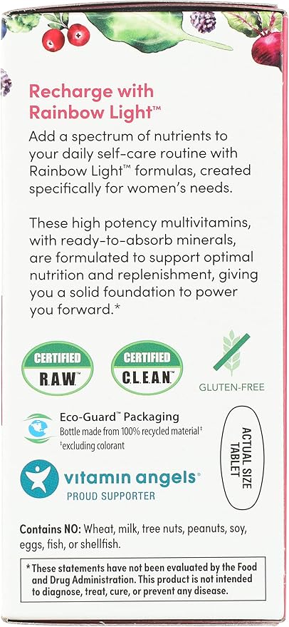 Rainbow Light Multivitamin Womens One, Powder, 120 Count