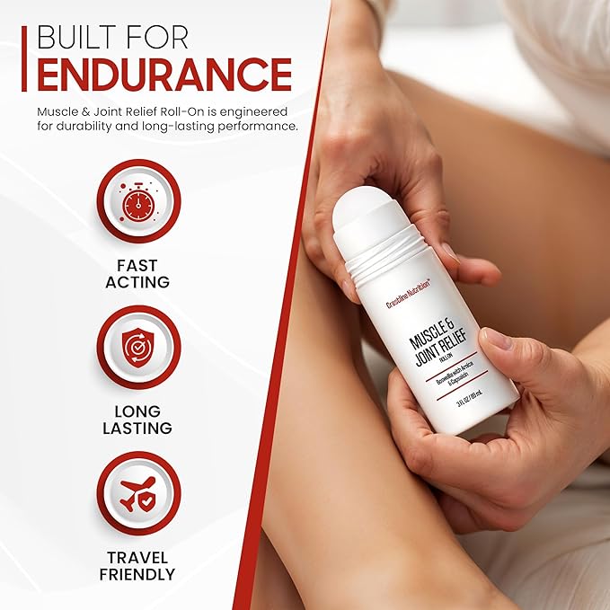 Muscle & Joint Relief Supplement – Fast Acting Formula to Soothe Muscle Discomfort, Support Joint Health, and Improve Flexibility- 3 fl oz / 89 ml