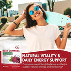 Beet Root Gummies,180 Heart Health Chews for Blood Pressure Support Supplements,Red Beets Supplements with Beetroot, Grape Seed, Coq10,B Vitamins,Vegan, Non-GMO,90 Beet Chews