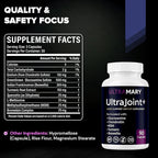 Glucosamine Chondroitin MSM and Turmeric Supplement – Joint Support Supplement for Women and Men with Boswellia and Chondroitin Sulfate for Joint Health Mobility & Flexibility – 90 Capsules