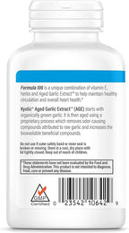 Kyolic Aged Garlic Extract Formula 106, Circulation Health*, 200 Capsules.