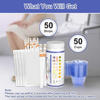 3-in-1 UTI Test Strips, Full Panel Urinary Tract Infection Test Kit at Home for Women Men Kids, Detection with Accurate Leukocytes, Nitrite, and PH Readings, Simple at-Home Urine Test Strips, 50ct