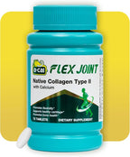 D-Cal Flex Joint | Joint Support Supplement for Women | Native Collagen Type II, Calcium & BioPerine® | Rebuild Cartilage, Improve Flexibility & Strengthen Bones | 72 Tablets, Made in USA