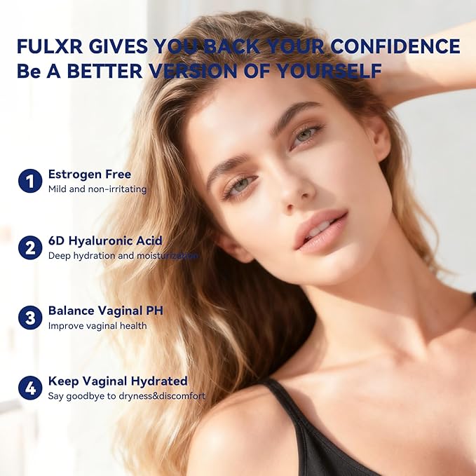 Vaginal Moisturizer, Moisturizing Vaginal Gel with 14mg Hyaluronic Acid-Natural, Gentle Hydration, Hormone-Free Gel for Dryness Relief & pH Balance (12pack)