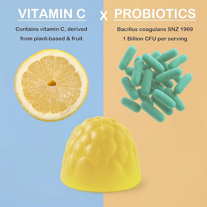 MATOP pH Balance Feminine Gummies for Women - Vaginal Probiotic Lemon Gummy Vegan Gluten-Free Sugar-Free 90 Gummies - 30 Servings