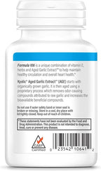 Kyolic Aged Garlic Extract Formula 106 - Circulation Health Support - Cardiovascular & Circulation Supplement - 100 Capsules (50 Servings)