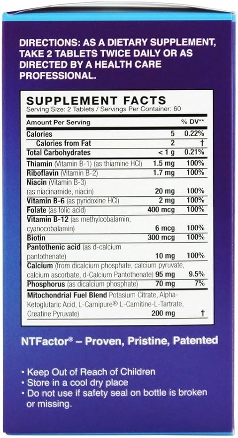 Nutritional Therapeutics Healthy Aging with NT Factor, 120 Tablets
